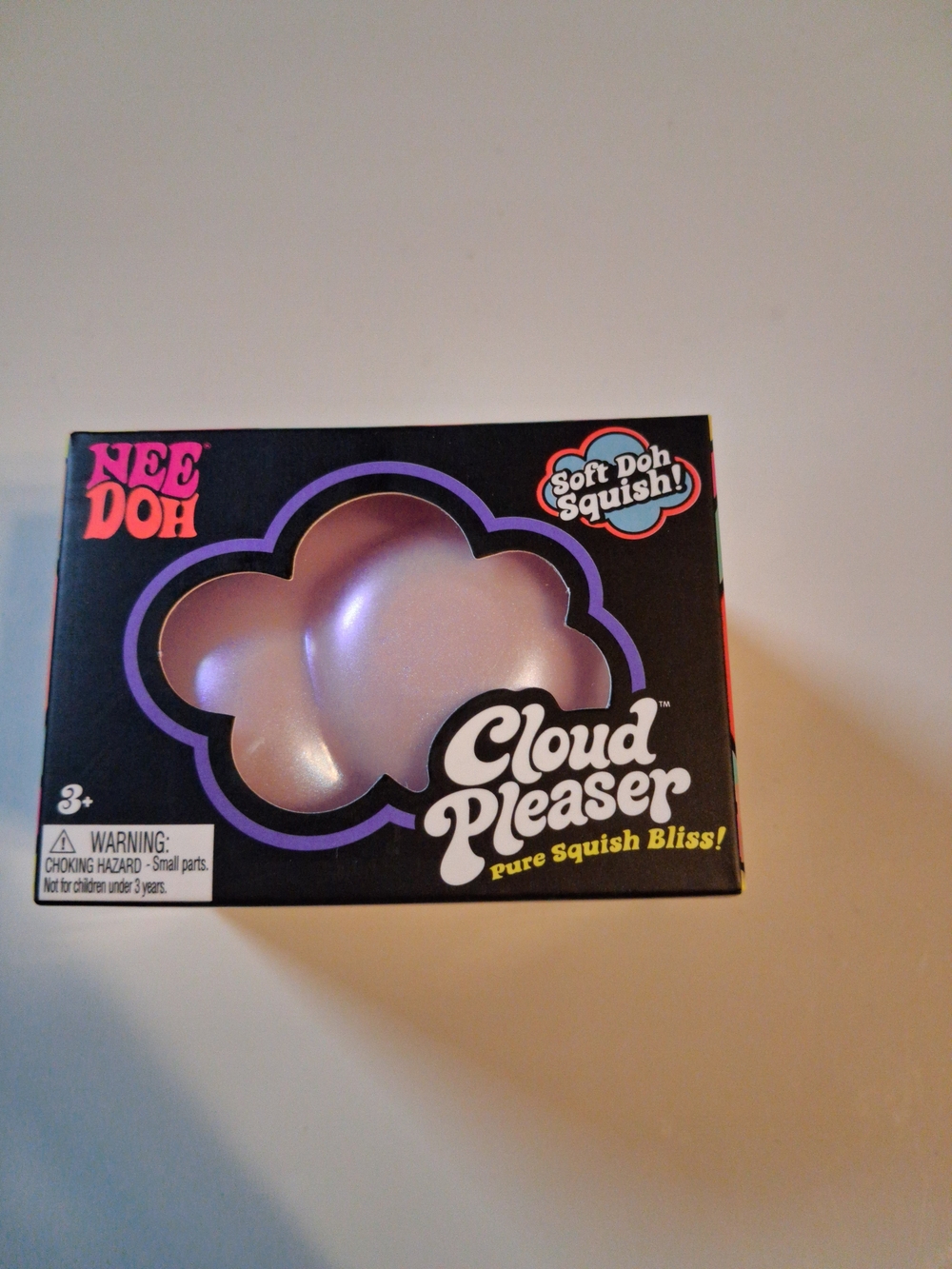 NeeDoh Cloud Pleaser Molten Purple Shimmer Fidget Toy Schylling BNIB